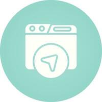 Website Navigation Vector Icon