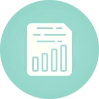 Document Insert Chart Vector Icon