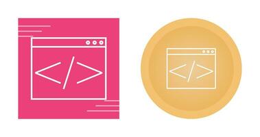 Html Coding Vector Icon