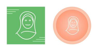 Islamic Woman Vector Icon