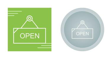 Open Tag Vector Icon