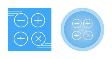 Math Symbols Vector Icon