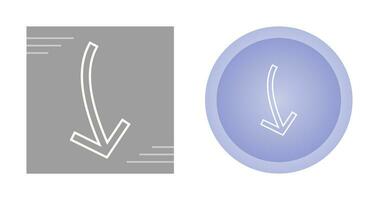 Arrow Pointing Down Vector Icon