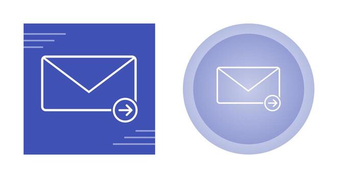 enviar icono de vector de mensaje