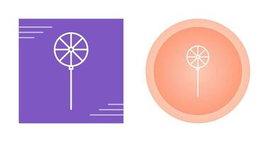 Pin Wheel Vector Icon