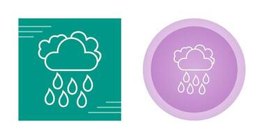 Light Rain Vector Icon