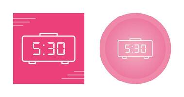 Digital Clock Vector Icon