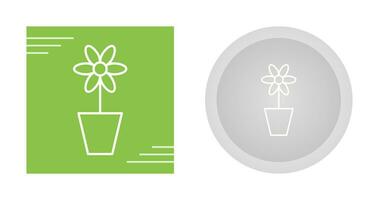 Flower Pot Vector Icon