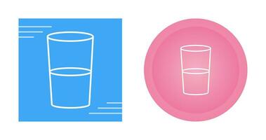 Water Glasses Vector Icon