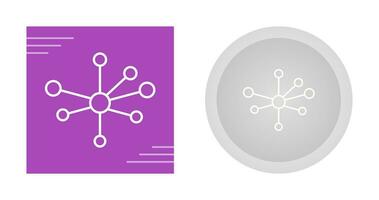 Molecular Structure Vector Icon