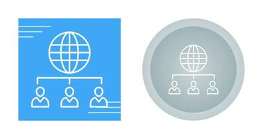 Web ClientServer Vector Icon