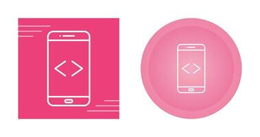 icono de vector de código