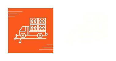 Multiple Delivery Points Vector Icon