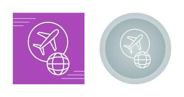 Global Flights Vector Icon