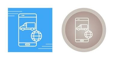 Online Logistics Vector Icon