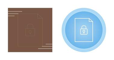 Secure Document Vector Icon