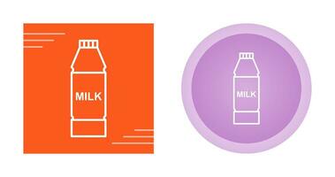 Milk Bottle Vector Icon