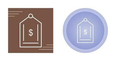 Dollar Tag Vector Icon