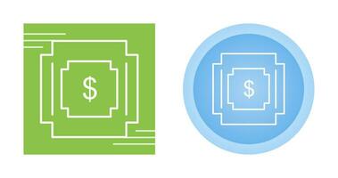 icono de vector de símbolo de dólar