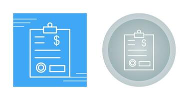 Invoice Vector Icon