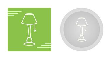 Lamp with stand Vector Icon