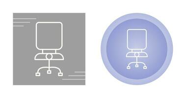 icono de vector de silla de oficina