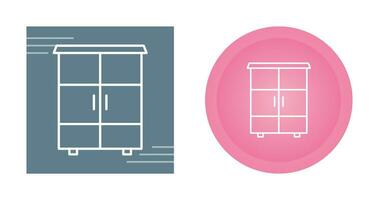 Shelves Cabinet Vector Icon