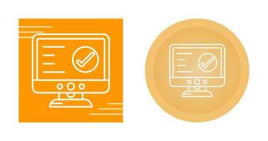 Check Lcd Vector Icon