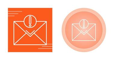 Urgent Mail Vector Icon