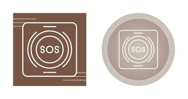 Emergency Button Vector Icon