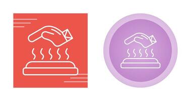 Hot Surface Vector Icon