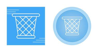 Paper Bin Vector Icon