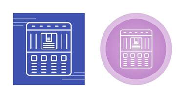 Landing Page Vector Icon