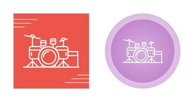 Drum Set Vector Icon