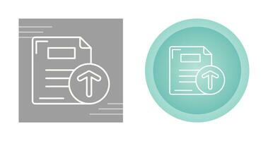 Files Upload Vector Icon