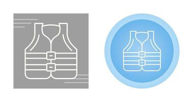 icono de vector de chaleco salvavidas