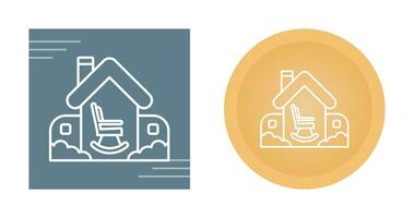 Retirement Home Vector Icon