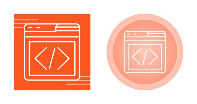 Web Programing Vector Icon