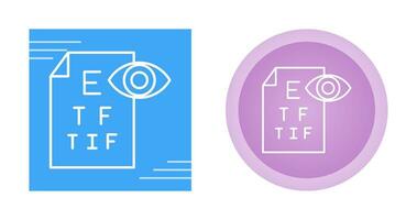 Eye Test Vector Icon