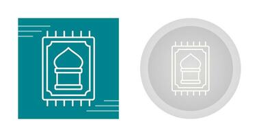 Prayer Rug Vector Icon