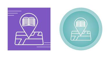 Library Location Vector Icon