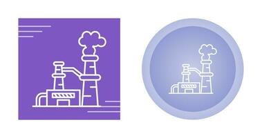 Nuclear Plant Vector Icon