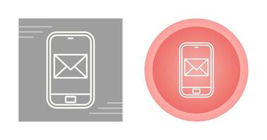 Smartphone mail Vector Icon