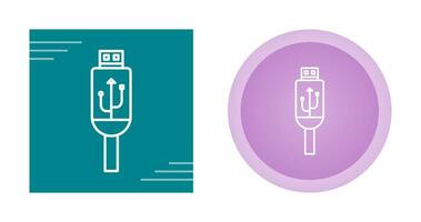 Usb Cable Vector Icon