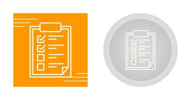 Checklist Vector Icon