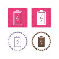 Charging Battery Vector Icon