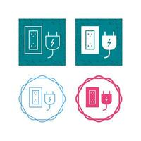 Plug and Socket Vector Icon