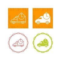 Time Based Delivery Vector Icon