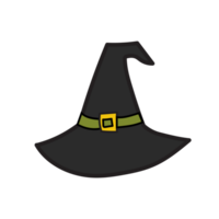 halloween heks hoed tekening kleur png