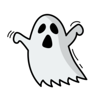 Halloween Geist Gekritzel png